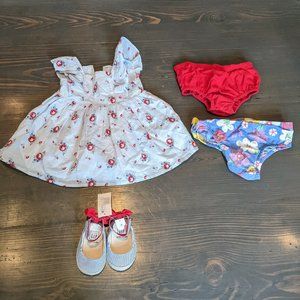 Baby Gap Dress, Shoes, and Panties bundle